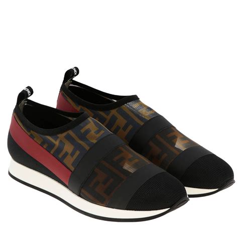 fendi women trainers|fendi black sneakers women's.